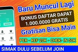 Daftar Dapat Bonus