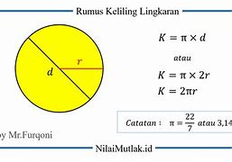 Keliling Lingkaran 3 4 Dengan Jari Jari 21